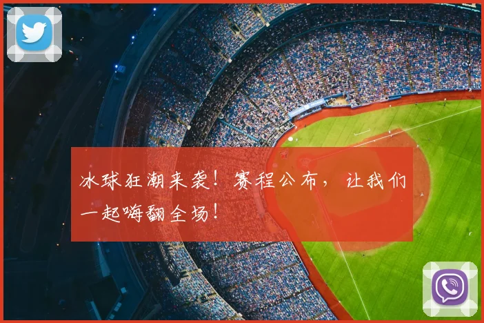 冰球狂潮来袭！赛程公布，让我们一起嗨翻全场！